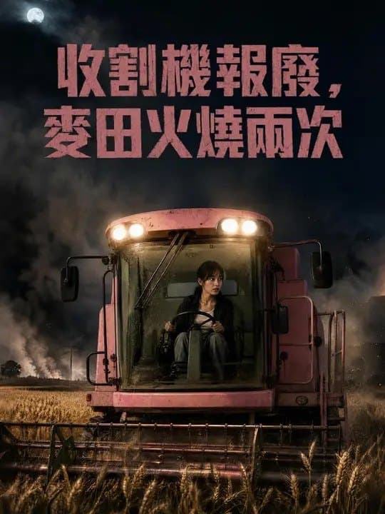 收割机报废，麦田火烧两次