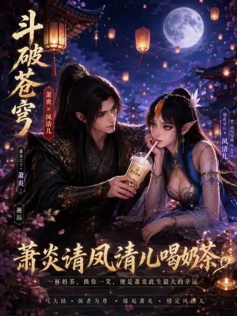 斗破苍穹之我请凤清儿喝奶茶封面