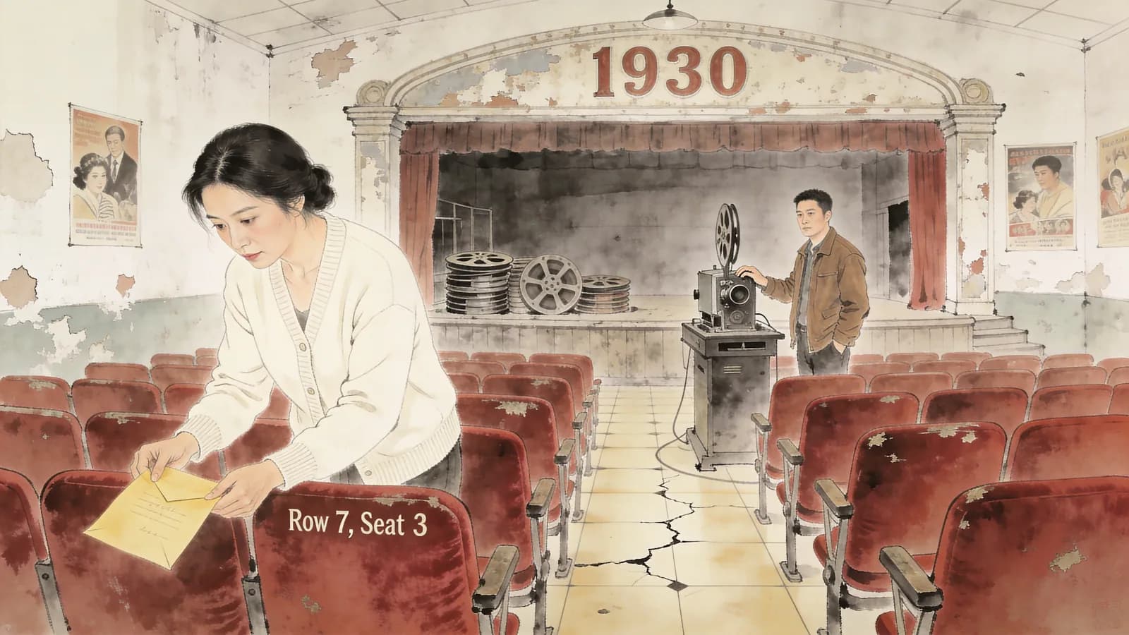 โรงภาพยนตร์เมืองเก่า · จดหมาย 020 — ภาพฉากจากเรื่องย่อ 2