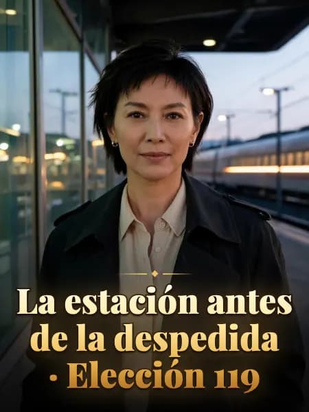La estación antes de la despedida · Elección 119 — Ilustración conceptual del personaje