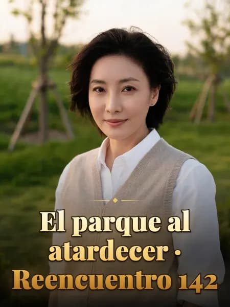 El parque al atardecer · Reencuentro 142 — Ilustración conceptual del personaje