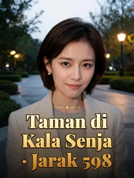 Taman di Kala Senja · Jarak 598 — Ilustrasi konsep tokoh