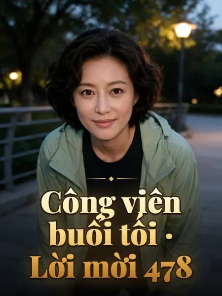 Công viên buổi tối · Lời mời 478 — Minh họa nhân vật