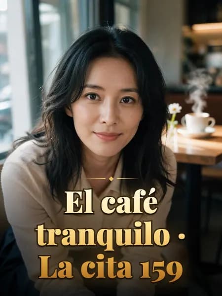 El café tranquilo · La cita 159 — Ilustración conceptual del personaje