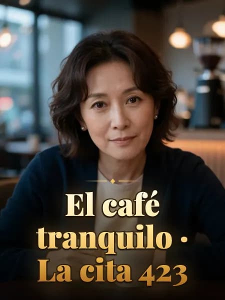 El café tranquilo · La cita 423 — Ilustración conceptual del personaje