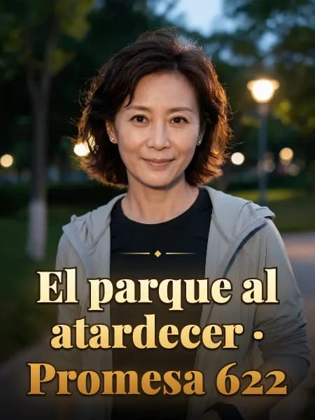El parque al atardecer · Promesa 622 — Ilustración conceptual del personaje