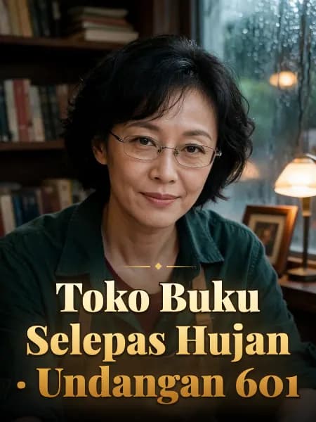 Toko Buku Selepas Hujan · Undangan 601 — Ilustrasi konsep tokoh