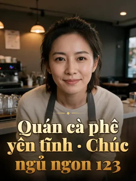 Quán cà phê yên tĩnh · Chúc ngủ ngon 123 — Minh họa nhân vật