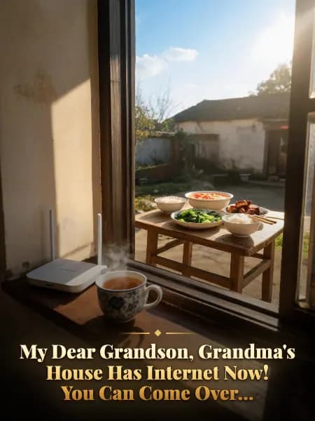 My Dear Grandson, Grandma's House Has Internet Now! You Can Come Over... — Story illustration