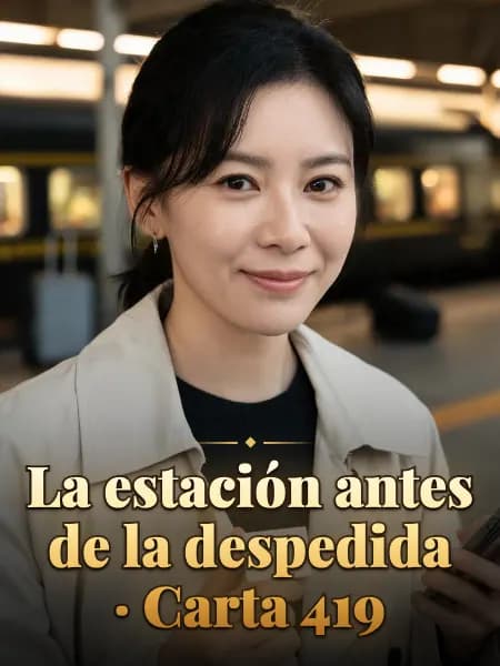 La estación antes de la despedida · Carta 419 — Ilustración conceptual del personaje