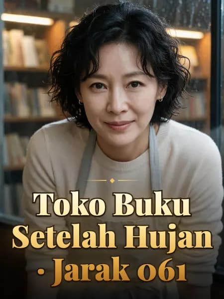 Toko Buku Setelah Hujan · Jarak 061 — Ilustrasi konsep tokoh