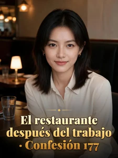 El restaurante después del trabajo · Confesión 177 — Ilustración conceptual del personaje