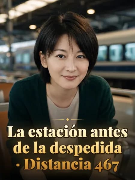 La estación antes de la despedida · Distancia 467 — Ilustración conceptual del personaje