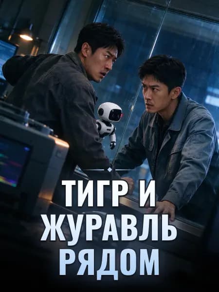 Тигр и журавль рядом