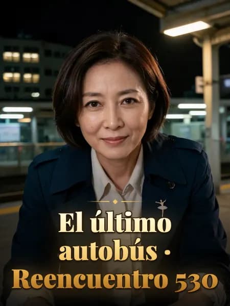 El último autobús · Reencuentro 530 — Ilustración conceptual del personaje