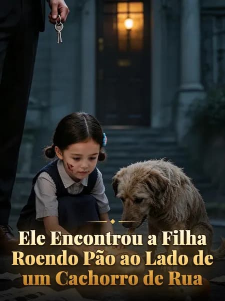 Ele Encontrou a Filha Roendo Pão ao Lado de um Cachorro de Rua