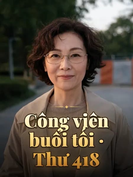 Công viên buổi tối · Thư 418 — Minh họa nhân vật