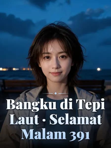 Bangku di Tepi Laut · Selamat Malam 391 — Ilustrasi konsep tokoh