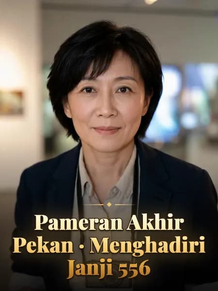Pameran Akhir Pekan · Menghadiri Janji 556 — Ilustrasi konsep tokoh