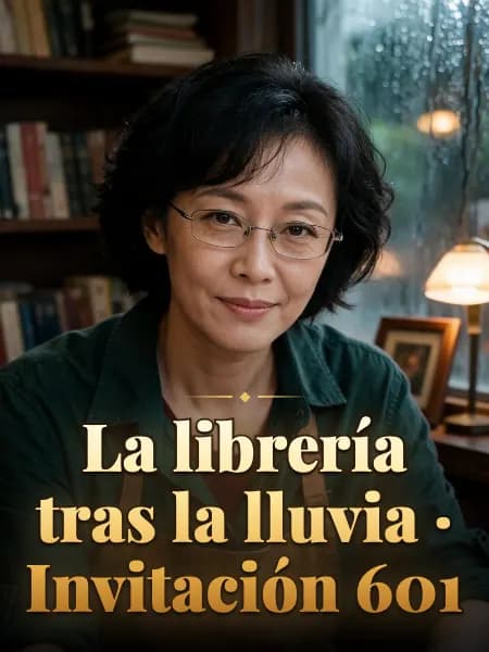 La librería tras la lluvia · Invitación 601 — Ilustración conceptual del personaje