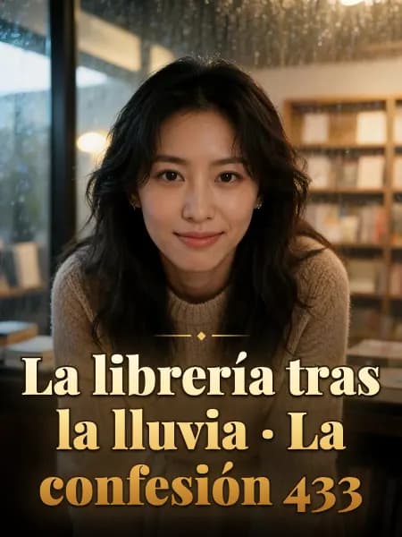 La librería tras la lluvia · La confesión 433 — Ilustración conceptual del personaje