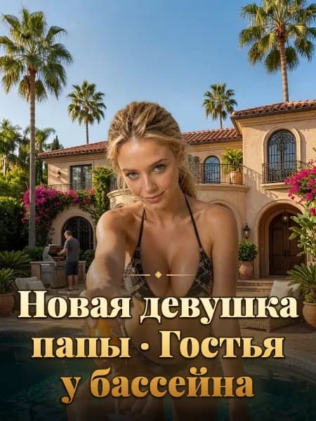 Новая девушка папы · Гостья у бассейна