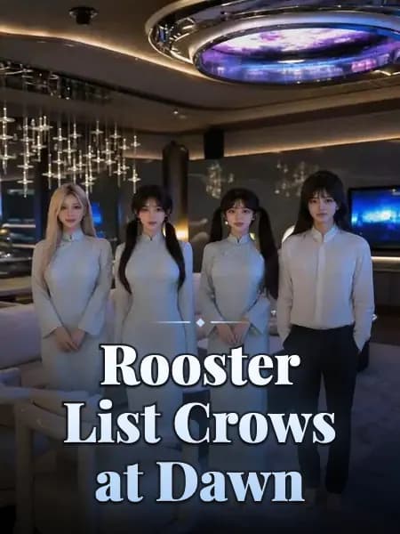 Rooster List Crows at Dawn