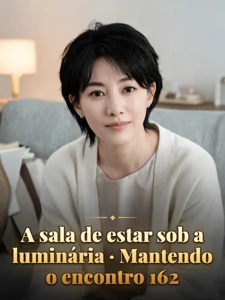 A sala de estar sob a luminária · Mantendo o encontro 162 — Ilustração do personagem