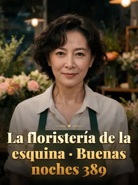 La floristería de la esquina · Buenas noches 389 — Ilustración conceptual del personaje