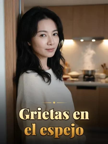 Grietas en el espejo — Ilustración conceptual del personaje