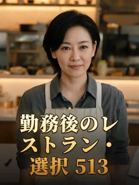 勤務後のレストラン・選択 513 — 登場人物のイメージイラスト