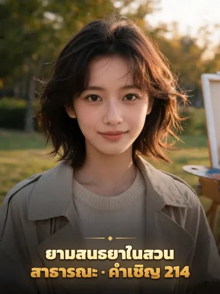 ยามสนธยาในสวนสาธารณะ · คำเชิญ 214 — ภาพประกอบตัวละคร