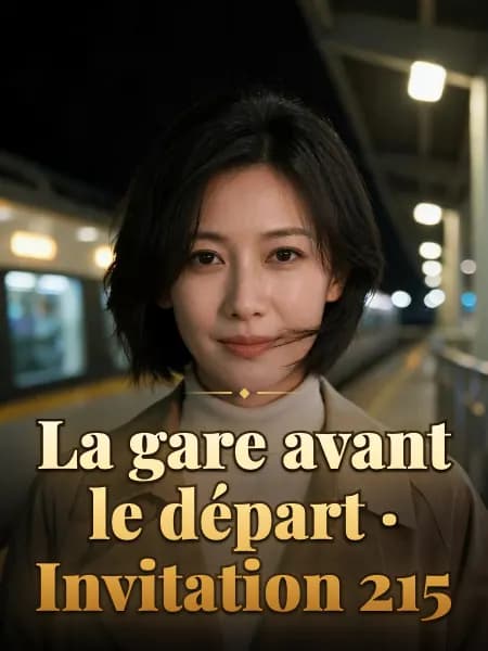 La gare avant le départ · Invitation 215 — Illustration du personnage