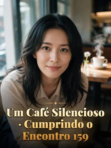 Um Café Silencioso · Cumprindo o Encontro 159 — Ilustração do personagem