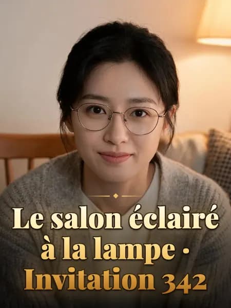 Le salon éclairé à la lampe · Invitation 342 — Illustration du personnage