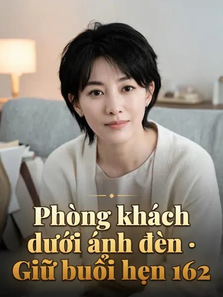 Phòng khách dưới ánh đèn · Giữ buổi hẹn 162 — Minh họa nhân vật