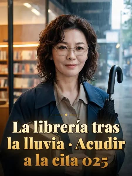 La librería tras la lluvia · Acudir a la cita 025 — Ilustración conceptual del personaje