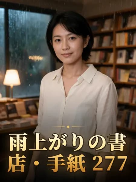 雨上がりの書店・手紙 277 — 登場人物のイメージイラスト