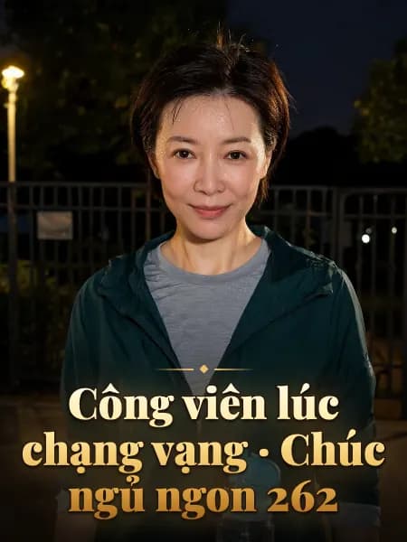 Công viên lúc chạng vạng · Chúc ngủ ngon 262 — Minh họa nhân vật