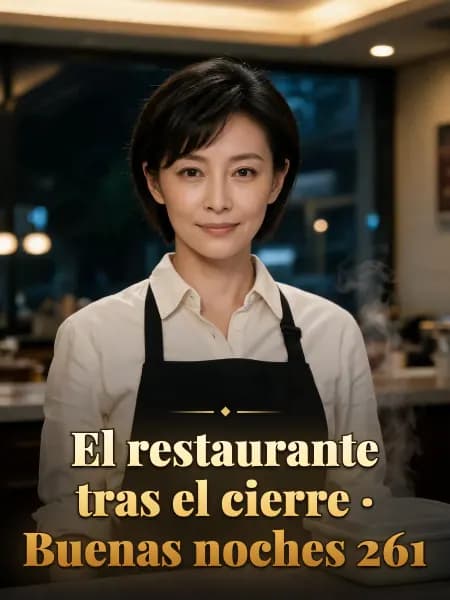 El restaurante tras el cierre · Buenas noches 261 — Ilustración conceptual del personaje