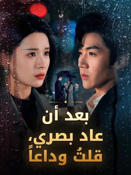 بعد أن عاد بصري، قلتُ وداعاً
