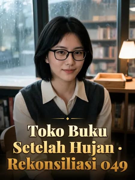 Toko Buku Setelah Hujan · Rekonsiliasi 049 — Ilustrasi konsep tokoh