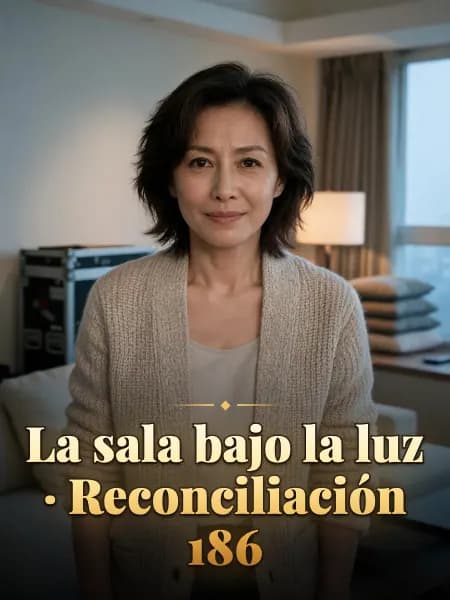La sala bajo la luz · Reconciliación 186 — Ilustración conceptual del personaje
