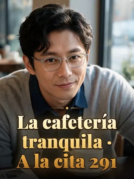 La cafetería tranquila · A la cita 291 — Ilustración conceptual del personaje