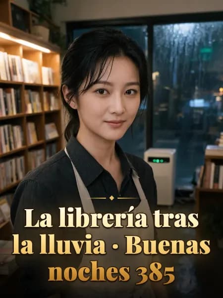 La librería tras la lluvia · Buenas noches 385 — Ilustración conceptual del personaje