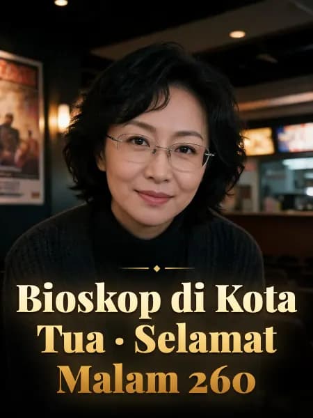 Bioskop di Kota Tua · Selamat Malam 260 — Ilustrasi konsep tokoh