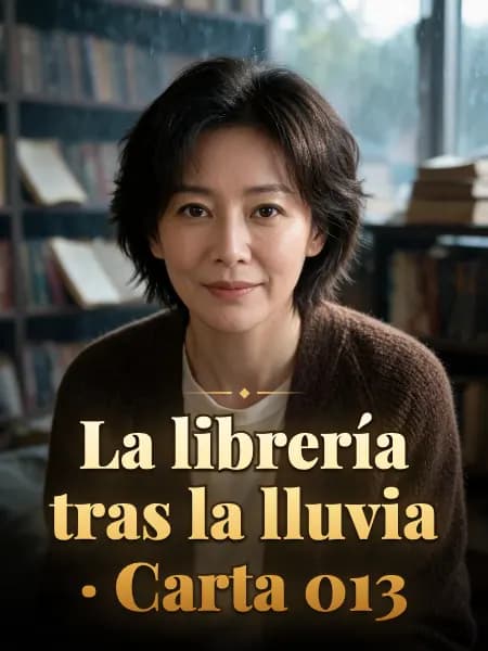 La librería tras la lluvia · Carta 013 — Ilustración conceptual del personaje