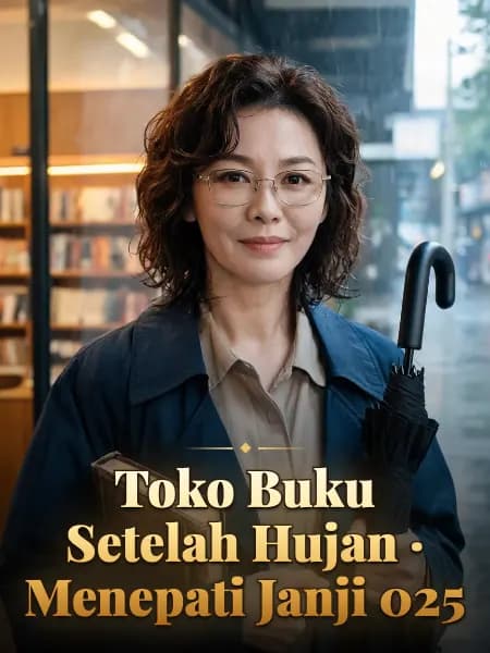 Toko Buku Setelah Hujan · Menepati Janji 025 — Ilustrasi konsep tokoh