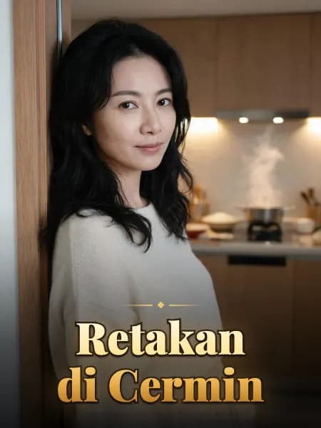 Retakan di Cermin — Ilustrasi konsep tokoh