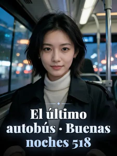 El último autobús · Buenas noches 518 — Ilustración conceptual del personaje